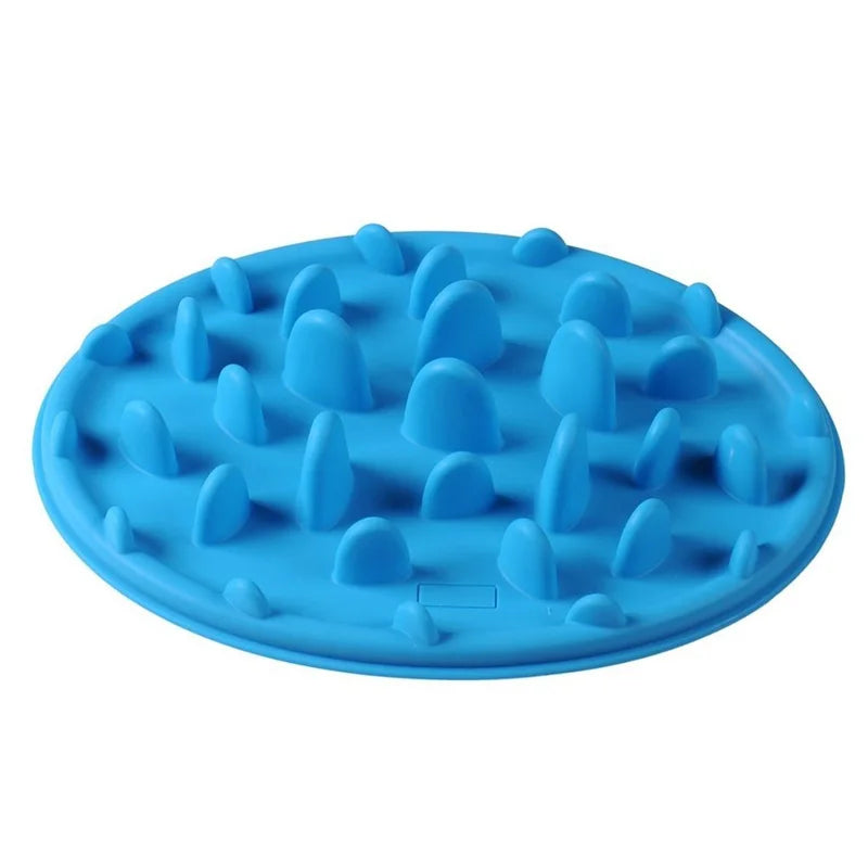 Pet Puppy Dog Cat Slow Feeder Anti Slip Choke NoGulp Bloat Water Bowl Feed Dish