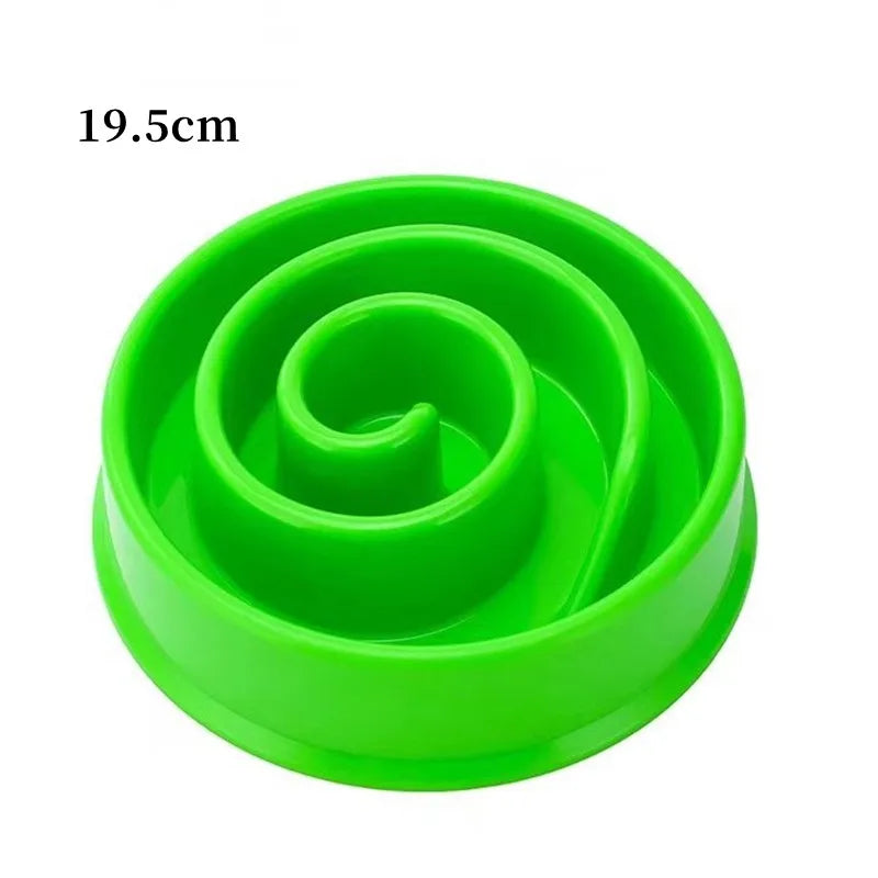 Pet Dog Slow Feeder Bowl Fun Non Slip Anti-Gulping Slower Food Feeding Dishes Eco Dog Bowl for Large Medium Small Dogs Puppy